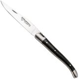 Laguiole en Aubrac L0210IIFFCHA Sandvik 12C27, Charcoal Carbon couteau de poche, 10 cm