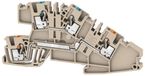 Weidmüller 2668910000 Installatie-etageklem Steekaansluiting Beige 50 stuk(s)