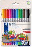 STAEDTLER Noris Club feutre | couleurs assorties | étui de 12 pièces