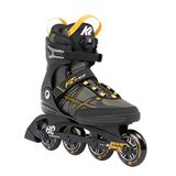 K2 Skate F.I.T. 80 BOA patins à roulettes hommes - gris - moutarde - EU 44