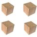 Quincadeco - Pied de meuble en chêne 10 cm lot de 4 pièces
