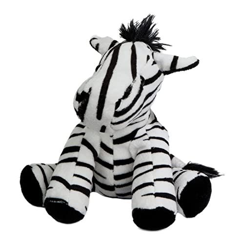 Pluche zebra knuffel - 19 cm - knuffeldier