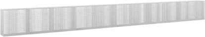 vidaXL Gabion met 3,5 mm draad en een gaas van 5x2,5 cm, afmetingen 1050x50x100 cm