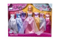 Simba Steffi Love Princess Fashion Prinsessenpop met 7 jurken en 16 accessoires
