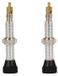 Massi Presta Tubeless Ventielkern 2 Eenheden Zilver 35 mm