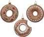 Decoris Kersthanger Donut kunststof dia.10cm Meerkleurig