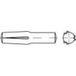 TOOLCRAFT 136363 Gekerfde conische geleidepen (Ø x l) 3 mm x 30 mm Staal 100 stuk(s)