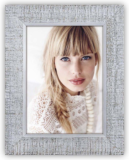 ZEP Budapest Fotolijst - Grijs/Wit - 15x20 cm - Hout