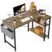OEM Bureau en forme de L, dimensions 100x70 cm, bureau de jeu avec compartiments de rangement