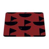 Bonamaison, Rechthoek Pop Art Digital bedrukte muismat, antislip onderkant, voor kantoor en thuis, grootte: 22x18 cm