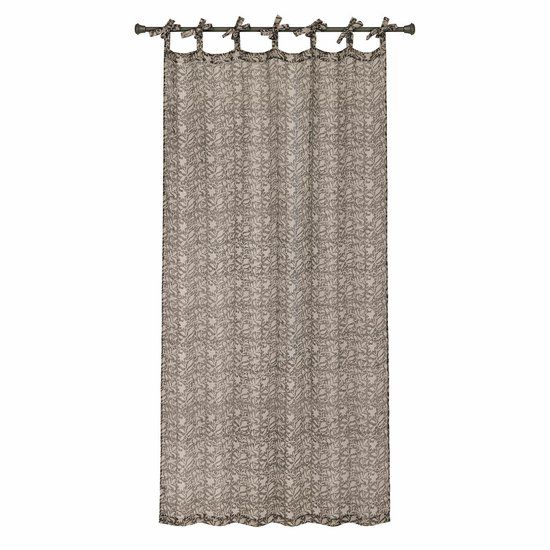 Loberon Gordijn Ziradayn zwart/beige