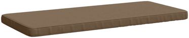 vidaXL - 1-delig - Bankkussen - VUGHT - 100% - Polyester - Taupe - 100 - x - 50 - x - 5 - cm
