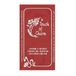García de Pou 217.07 Touch Of Charm scheercrème, 8 x 4,5 cm, 500 stuks, bordeaux
