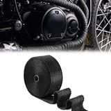4R Quattroerre.it 16048 warmte-isolatietape voor motorfiets-verdeler, donker, 5 cm x 15 m