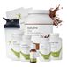 VitaCare 21-dagen afslankkuur pakket, chocolat, pakket complet avec 8 pièces : shake protéiné, MSM, multivitamine, Oméga 3 plus, OPC et gouttes