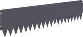 vidaXL Bordure de pelouse, 20 pièces, 103 x 25 cm, acier, anthracite