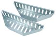 vhbw 2 x panier à charbon de bois, compatible avec Weber Performer, barbecue bouilloire d'origine, 38,5 x 11,8 x 7,5 cm, acier inoxydable