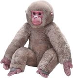 Wild Republic Japanse makaak knuffel - 40 cm - pluche knuffel - apen