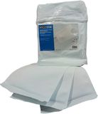 Merkloos / Sans marque bolsuppliernl Wegwerp washandjes - lichtblauw - 50 stuks