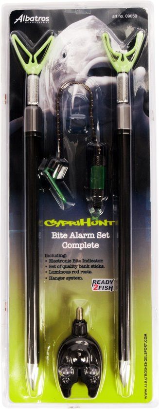 Albatros Ready2Fish Beetmelderset - 2 Banksticks - Zwart