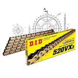 Kettingset DID Kettingset staal 520VX3 / 108 eindeloos voor Honda CMX Rebel 250 cc