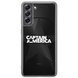 ERT GROUP mobiel telefoonhoesje voor Samsung S21 FE origineel en officieel erkend Marvel patroon Captain America 024