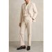 Reiss Sb 1b Peak Cotton Blazer Stone Taille: 38