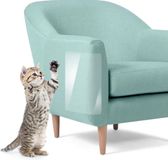 Krab bescherming katten - 2 stuks - transparant - PVC - meubel bescherming - 15*40 cm