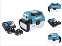 Makita DVC 750 LRT aspirateur sans fil LXT 18 V 67 mbar 7,5 l sans balai + 2x batterie 5,0 Ah + chargeur