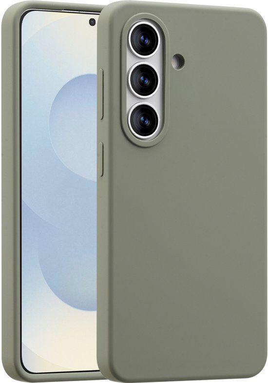 Accezz Liquid Silicone Backcover met MagSafe voor de Samsung Galaxy S26 - Cooper Green