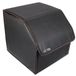 SIXTOL CAR COMPACT LEATHER S | Opvouwbare auto organizer met deksel | 1 vak | Kunstleer | Antislip met klittenband | Zwart