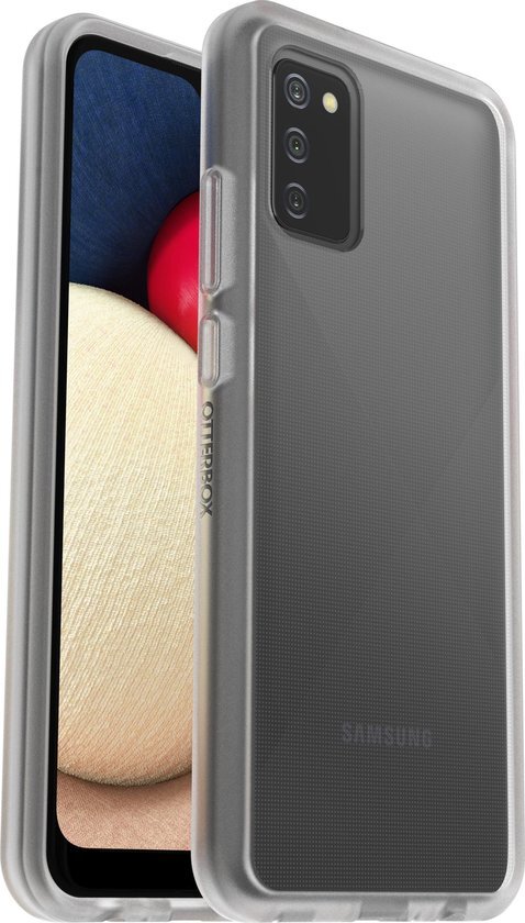 OtterBox React Samsung Galaxy A02s Hoesje Back Cover Transparant transparant