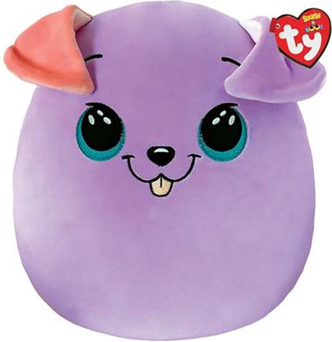 TY Squish a Boo Bitsy Hond - 31cm - Paars - Pluche - Unisex