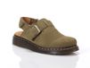 Dr. Martens Jorge II Tumbled Nubuck Leren Slingback Mules in Vert, Taille : 42