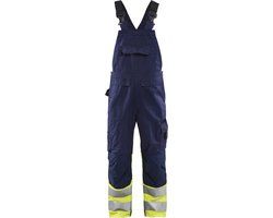 Blåkläder High Vis bretelbroek 2662-1800 - Marine/High Vis Geel - C58