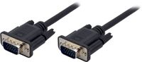 MCL CABLE SVGA HD15 Male/Male 3m Zwart