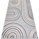 Kiddo Tapis Kiddo 6107 Gris Clair / Crème, Géométrique Pour Enfants, Sensoriel Gris 160x220 cm