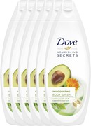 Dove Invigorating - 6 x 250 ml - Douchegel - Voordeelverpakking