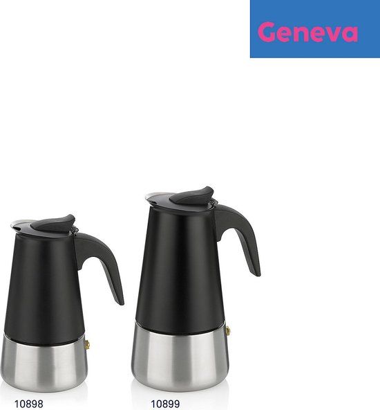 Kela Ferrara Percolator, Zwart, 0.3 L, 6 Cups