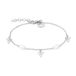 Tamaris armband - Elegant armband van gepolijst roestvrij staal - zilver - ankerketting verstellbar bis 21 cm - wasserfest & hautfreundlich