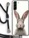 Case Company® - Samsung Galaxy S21 Plus Case with Cord - Daisy - Black Cord - Back Cover