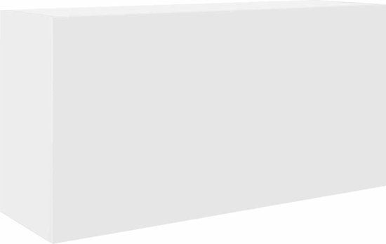 vidaXL Badkamerwandkast 80x25x40 cm bewerkt hout wit