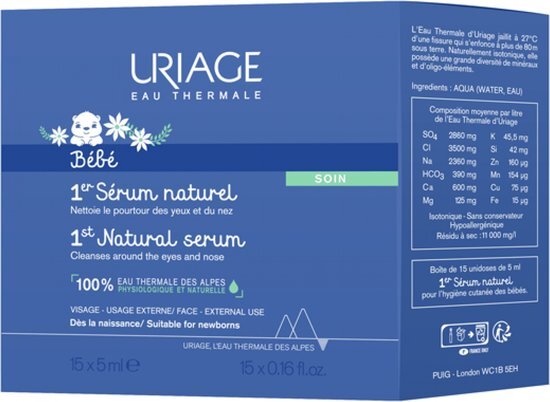 Uriage B&#233;b&#233; 1er Natuurlijk Serum 15 x 5 ml