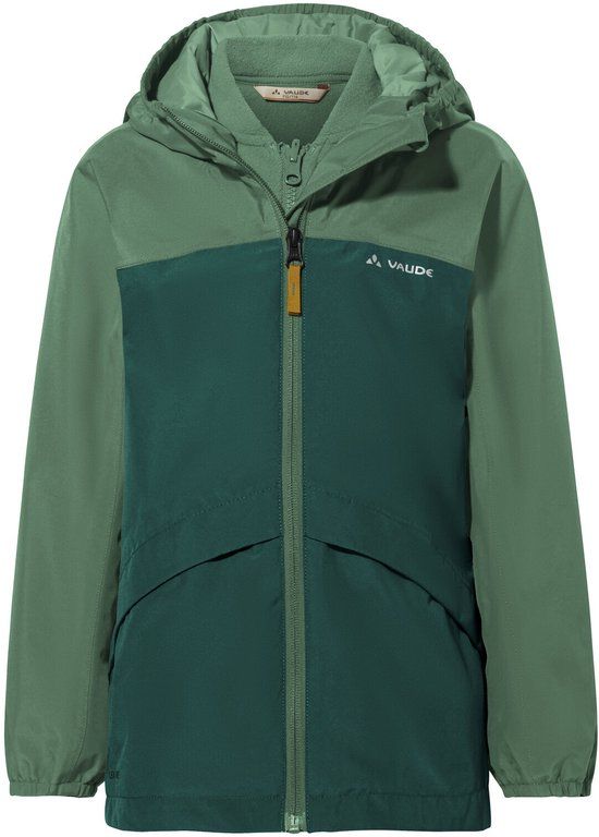 VAUDE Kids Escape 3in1 Jacket, 3in1 Jas, Regenjas, outdoorJas, Regenjas, met kap, Hardshell Jas, Regenjas, waterdicht, Kinderen, Outdoorjas
