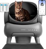Neakasa M1 kattenbak met bovenopening, zelfreinigende kattenbak XXL, geurloos, hygiënisch, app-bediening, grote inhoud, met kattenbakmat, kattenbak voor meerdere katten