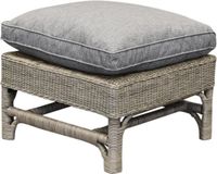 AVH-Collectie AVH Outdoor Tuinmeubelen Mississippi Wing voetenbank riet bruin / terre