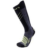 Technische Alpinismus Skisokken voor heren, Medium Grey Melange / Groen Lime