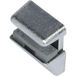Häfele Bodenträger H3139 pour étagères en verre, à visser - perçage 3 ou 5 mm