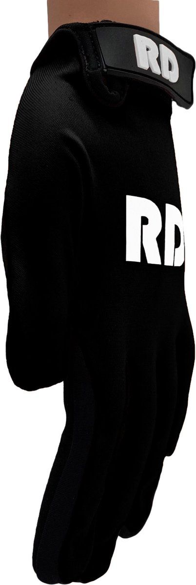 RD Sportsware Basic Line gloves Zwarte BMX Fietscross Motorcross MTB handschoenen kinderen maat 4 Youth Medium