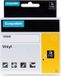 PRINTLINE compatibele tape voor DYMO 1805436, 19 mm, 5,5 meter, witte opdruk/zwarte achtergrond, RHINO, vinyl